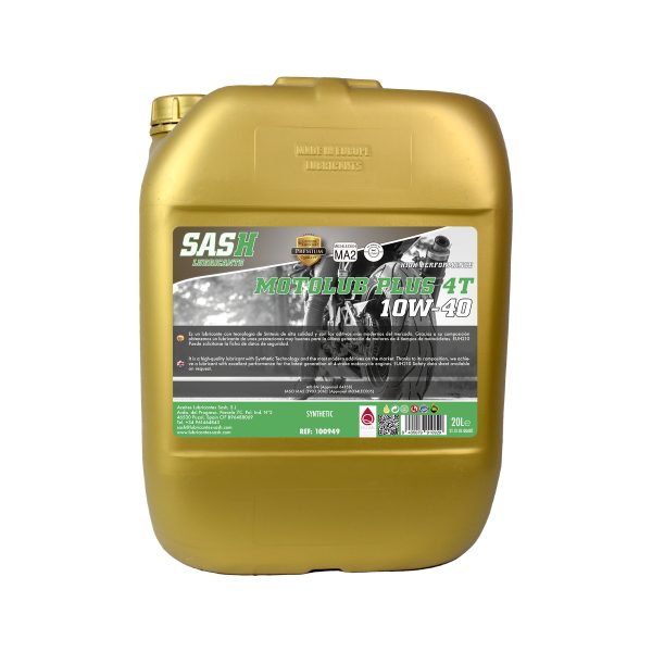 Lubricante moto 10W40 motolub plus 20 l