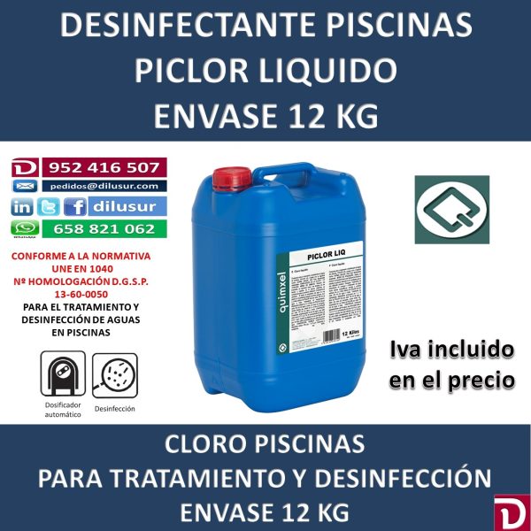 PICLOR LIQUIDO 12 KG