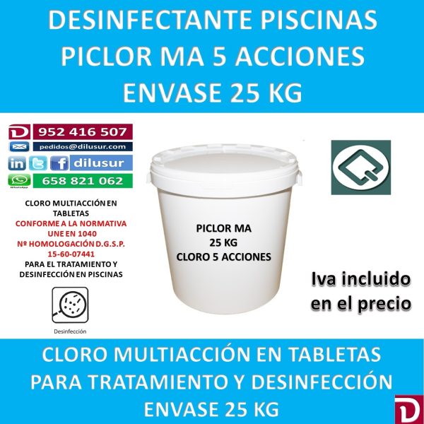 PICLOR MA 25 KG.