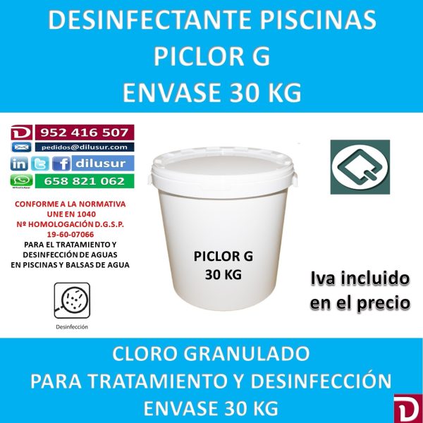 PICLOR G 30 KG.
