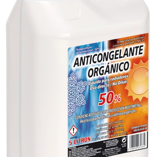 Anticongelante amarillo G12 50% 5 L