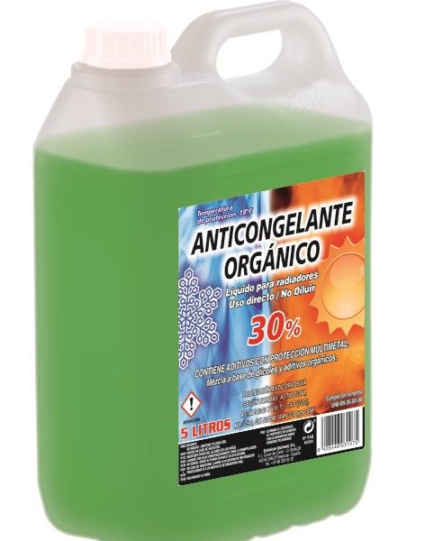 Anticongelante verde 30% G12 5 L