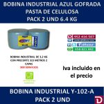 BOBINA AZUL LAMINADA (2 UND)