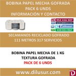 BOBINA PAPEL MECHA 1 KG (6 UNDS)