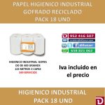 HIGIENICO INDUSTRIAL RECICLADO 18 UNDS