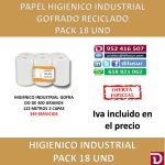 HIGIENICO INDUSTRIAL RECICLADO 18 UNDS