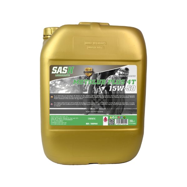 Lubricante moto 15W50 motolub plus 20 L