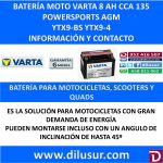 BATERIA MOTO 8 AH YTX9-BS YTX9-4