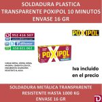 POXIPOL TRANSPARENTE 14 ML