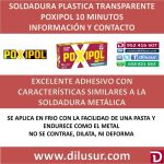 POXIPOL TRANSPARENTE 82 GR