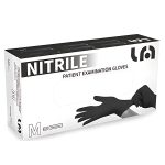 Guantes de nitrilo negro T-M 100 Und