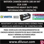 BATERIA CAMION VARTA 180 AH M7
