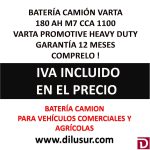 BATERIA CAMION VARTA 180 AH M7