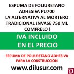 ESPUMA POLIURETANO PU700 750 ML. (12 UND)
