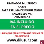 LIMPIADOR PISTOLA AA290 500 Ml.