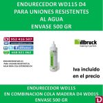 ENDURECEDOR D4 WD115 500 GR