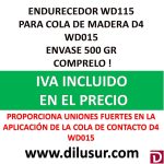 ENDURECEDOR D4 WD115 500 GR
