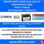 BATERIA MOTO 8 AH YT9B-4 YT9B-BS