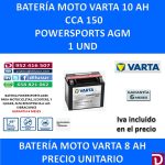BATERIA MOTO 10 AH YTX12-4 YTX12-BS