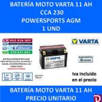 BATERIA MOTO 11 AH TTZ14S-4 TTZ14S-BS
