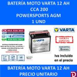 BATERIA MOTO 12 AH YTX14-4 YTX14-BS