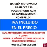 BATERIA MOTO 18 AH YTX20-4 YTX20-BS