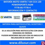 BATERIA MOTO 7 AH YT7B-BS YT7B-4