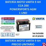 BATERIA MOTO 9 AH TTZ12S-BS TTZ12S-4
