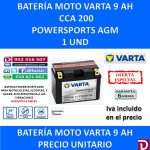 BATERIA MOTO 9 AH TTZ12S-BS TTZ12S-4