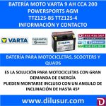 BATERIA MOTO 9 AH TTZ12S-BS TTZ12S-4