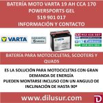 BATERIA MOTO 19AH 519901017
