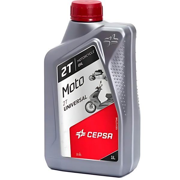 Lubricante moto 2T mineral cepsa 1 L