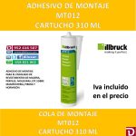 ADHESIVO MONTAJE MT012 310 ML