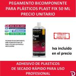 ADHESIVO BICOMPONENTE PLASTICO D87 50 ML