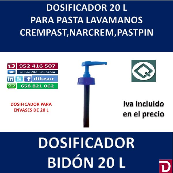 DOSIFICADOR 20 L