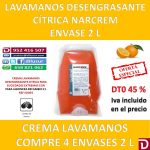 NARCREM BOLSA 2 L
