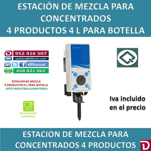 ESTACION MEZCLA 4 PROD 4 L BOTELLA