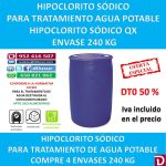 HIPOCLORITO SODICO QX 240 KG.