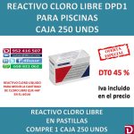 DPD1 REACTIVO CLORO LIBRE 250 UND.