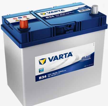 BATERIA COCHE VARTA 45 AH B34