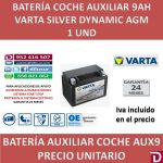 BATERIA COCHE AUXILIAR AUX9