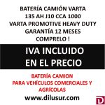 BATERIA CAMION VARTA 135 AH J10