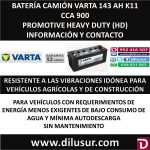 BATERIA CAMION VARTA 143 AH K11