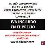 BATERIA CAMION VARTA 155 AH L2