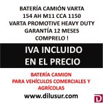 BATERIA CAMION VARTA 154 AH M11