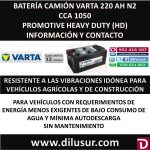 BATERIA CAMION VARTA 200 AH N2