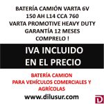 BATERIA CAMION VARTA 150 AH L14