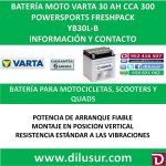 BATERIA MOTO 30 AH YB30L-B