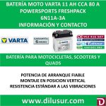 BATERIA MOTO 11 AH 6N11A-3A