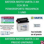 BATERIA MOTO 3 AH YB3L-A